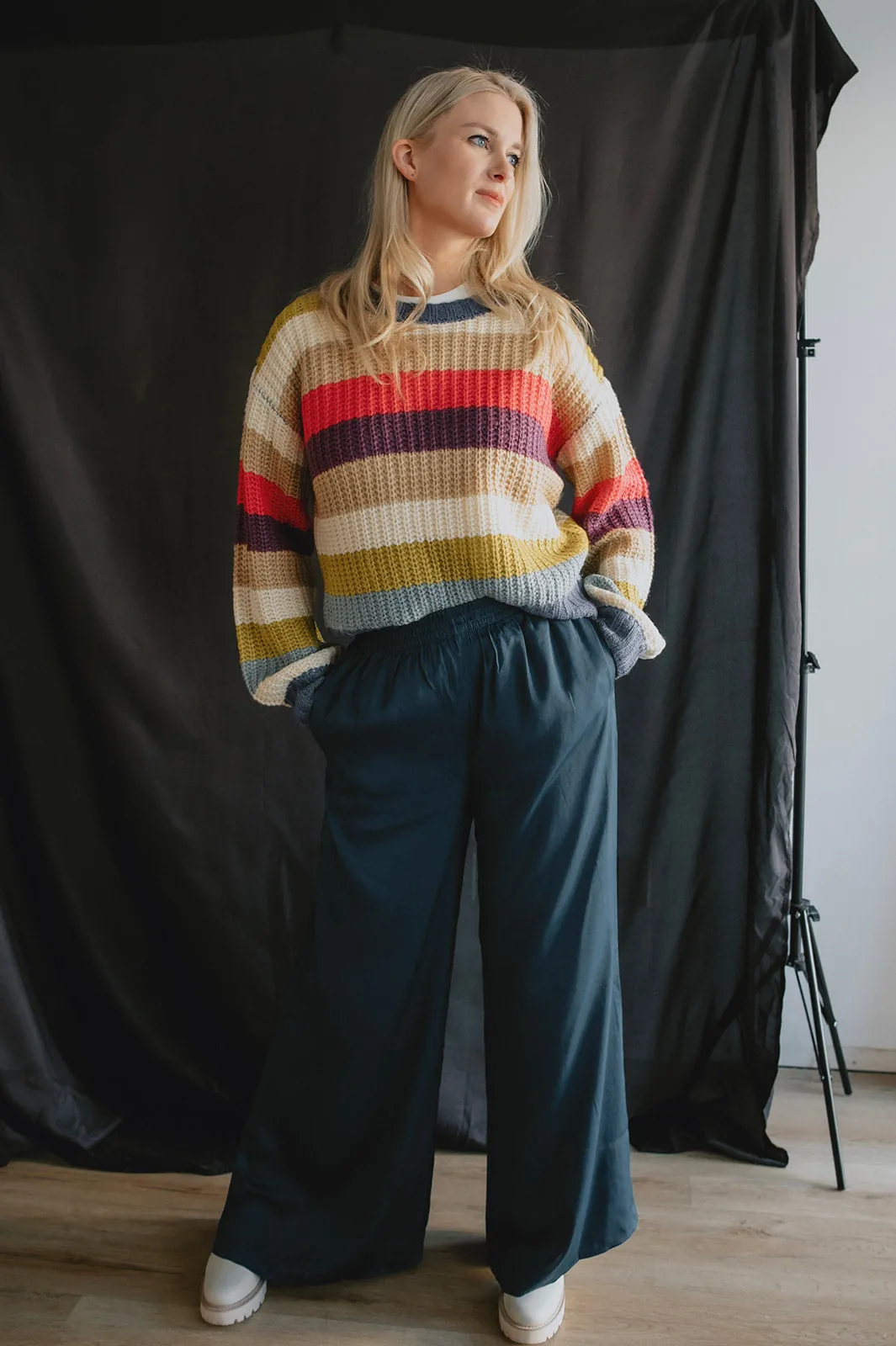 The Ettie Striped Pullover