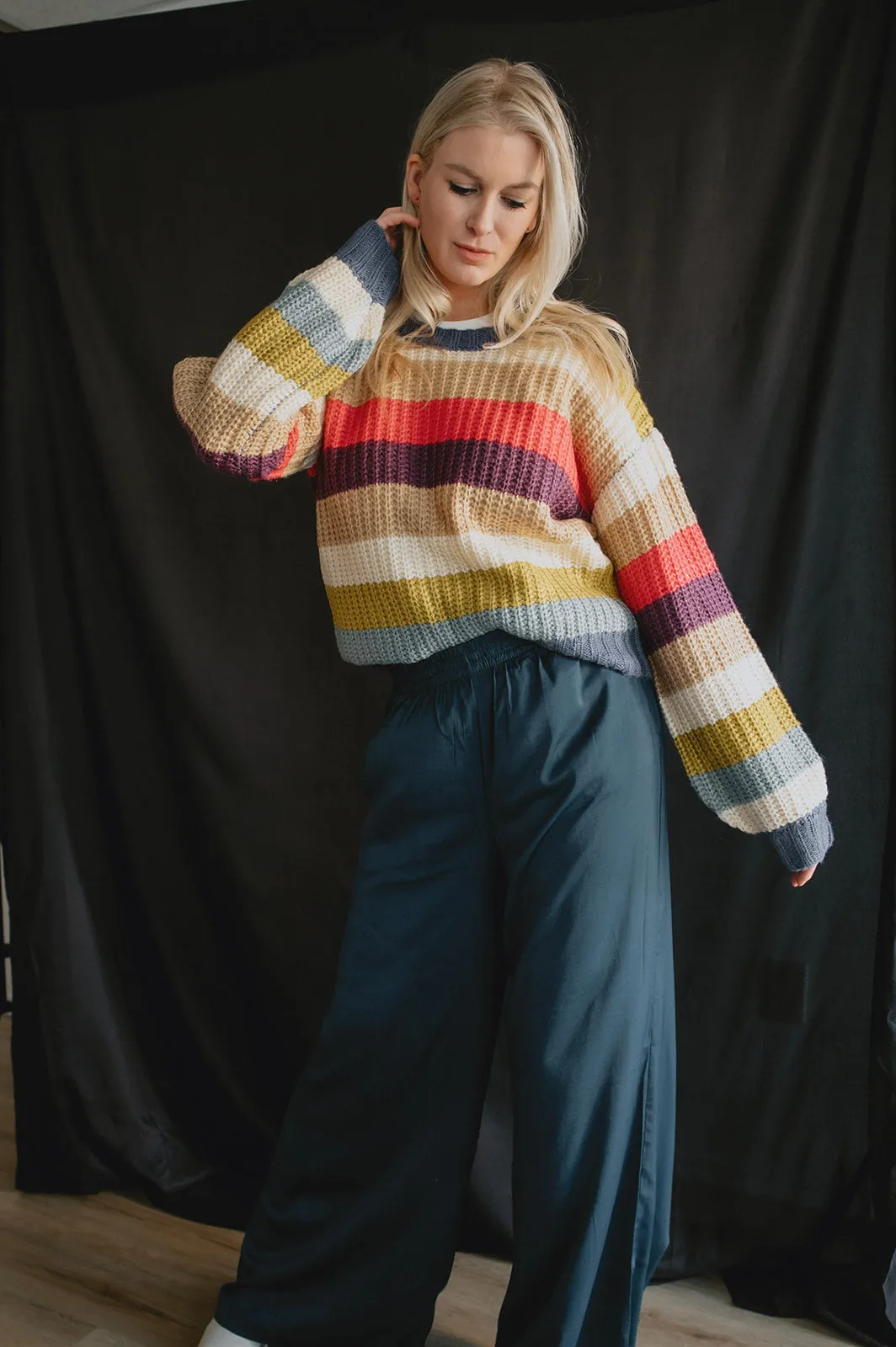 The Ettie Striped Pullover