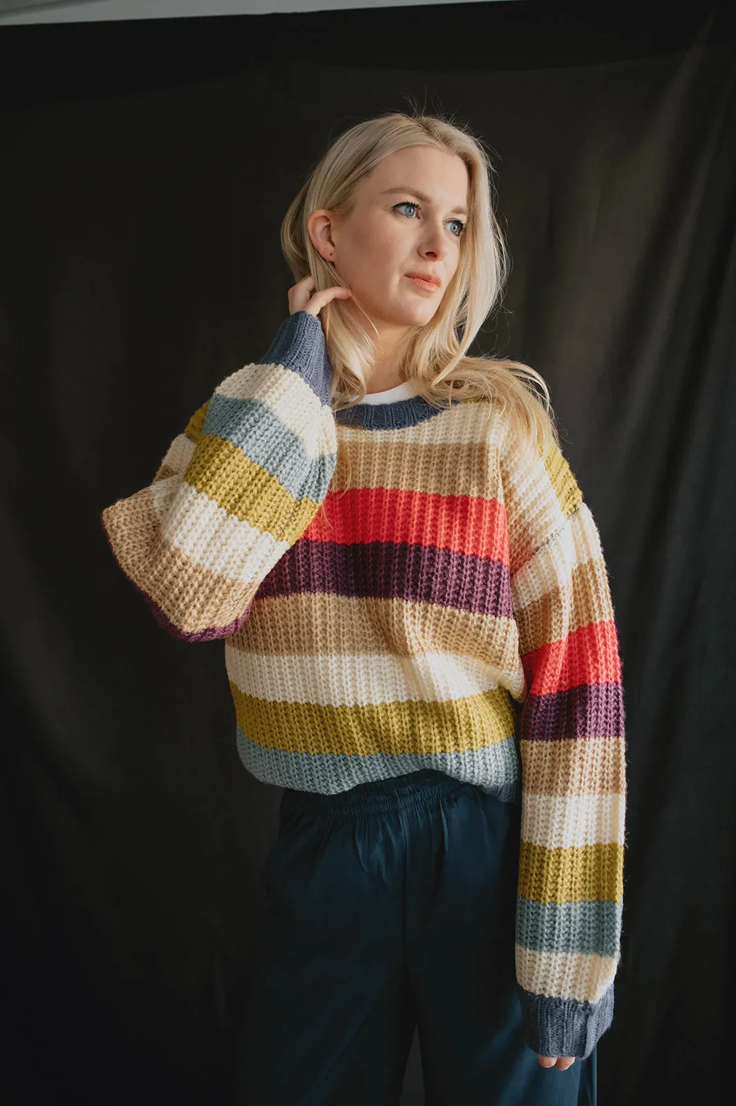 The Ettie Striped Pullover