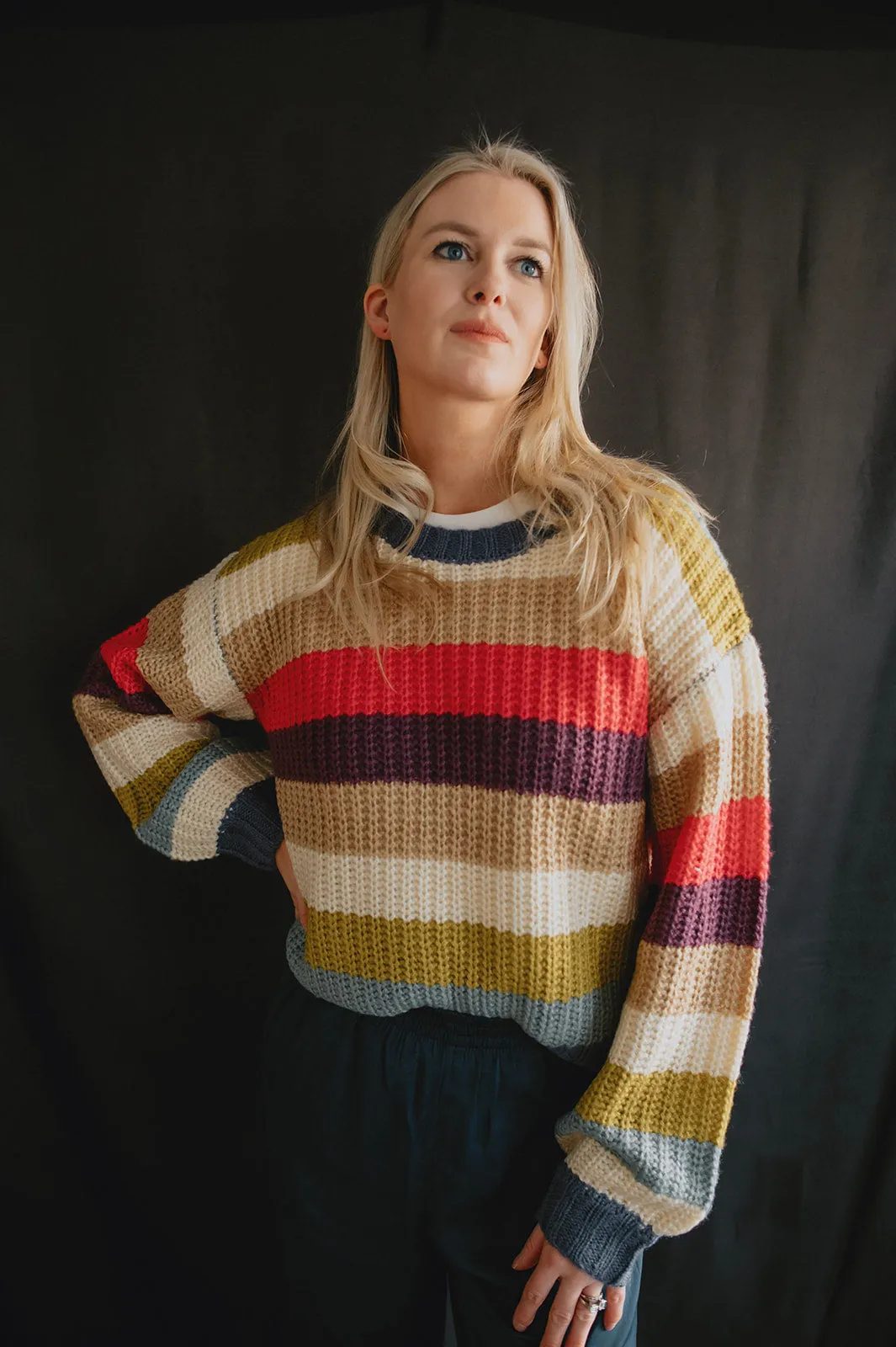 The Ettie Striped Pullover