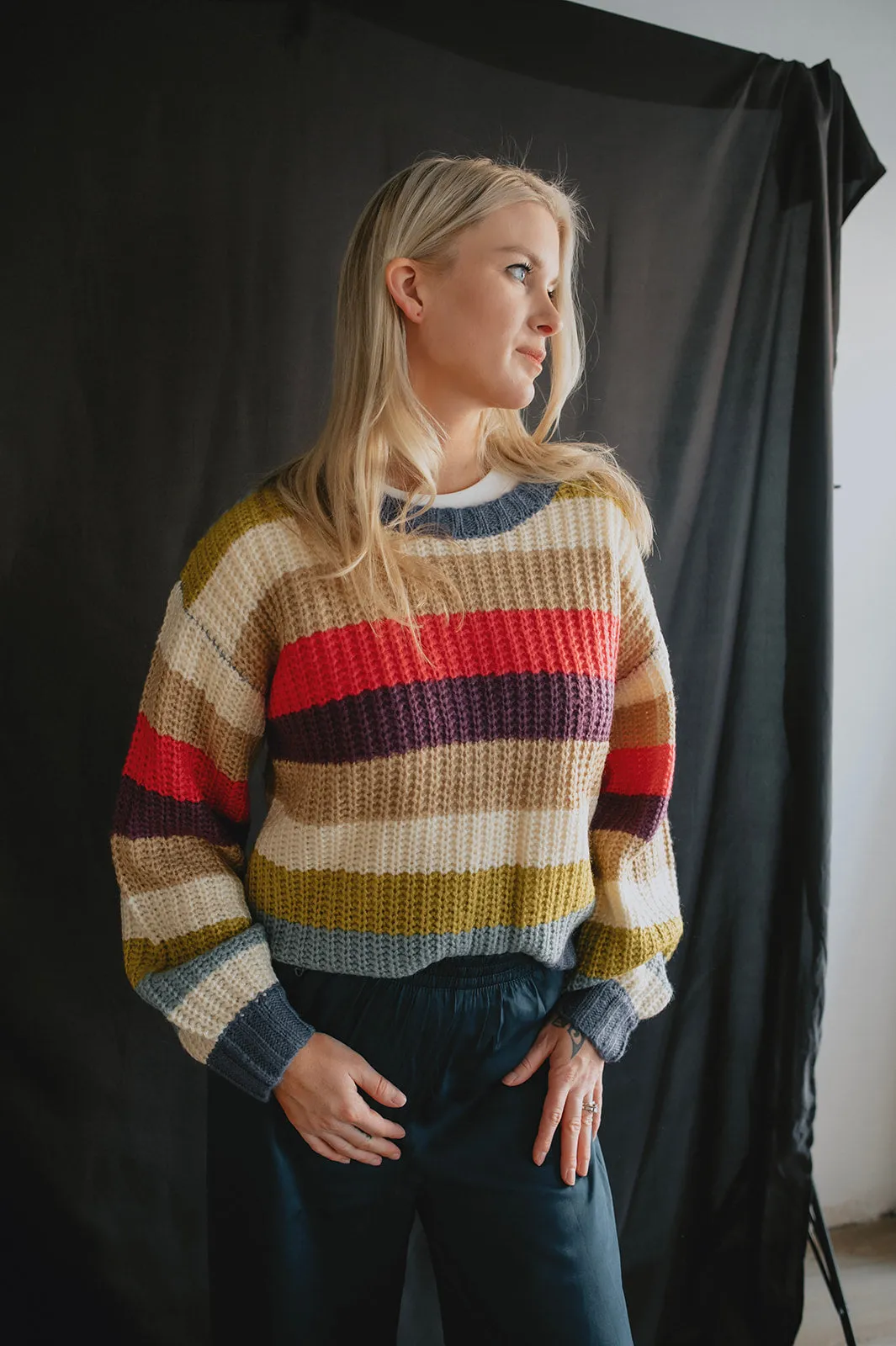 The Ettie Striped Pullover