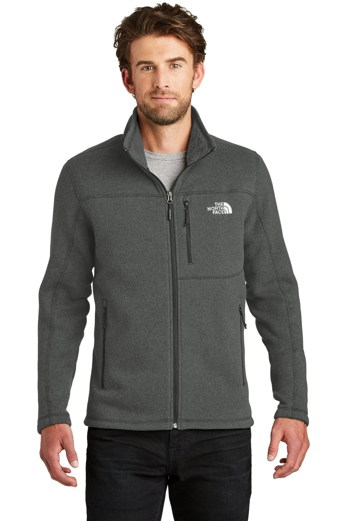 The North Face Sweater Fleece Jacket NF0A3LH7 TNF Black Heather [Mulhern + Kulp]