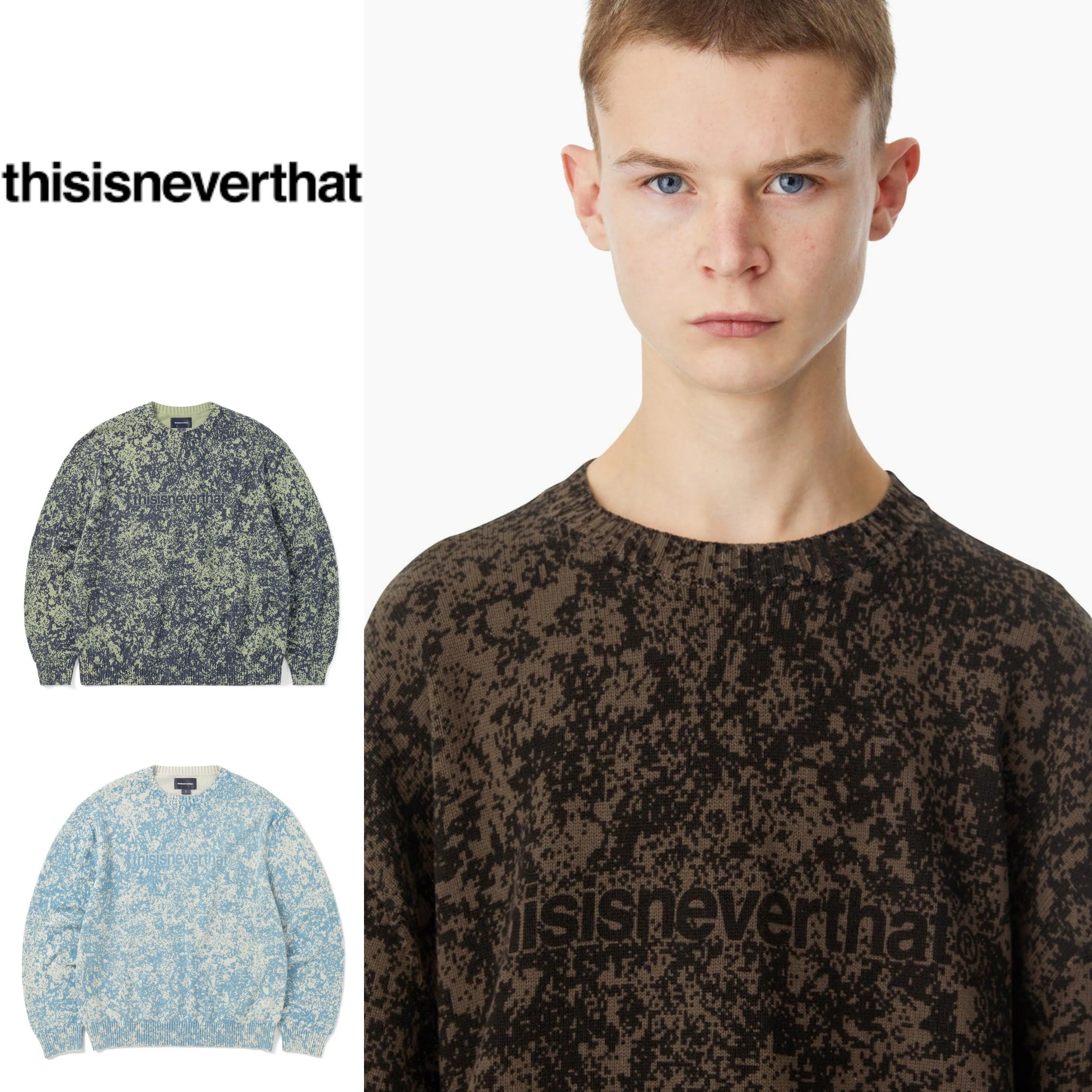 thisisneverthat  |Unisex Street Style Long Sleeves Logo Sweaters