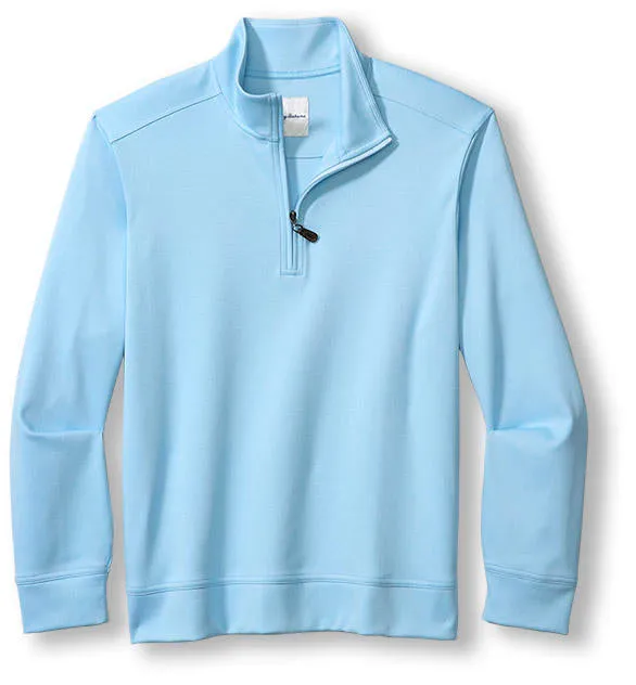 Tommy Bahama Martinique Half-Zip Sweatshirt Aqua Ice