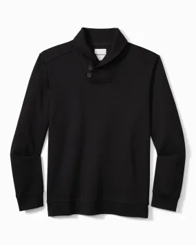 Tommy Bahama Martinique Shawl Sweatshirt Black