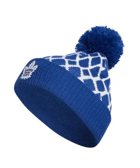 TORONTO MAPLE LEAFS ADIDAS MEN'S CUFFED KNIT POM NETMINDER BEANIE