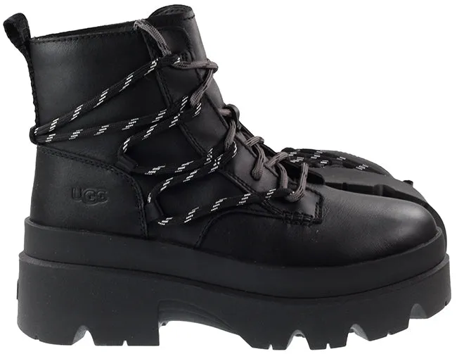 Ugg Boots Womens Brisbane Lace Up Black