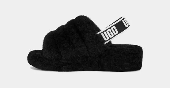 Ugg - Women's Fluff Yeah Slide (Black)