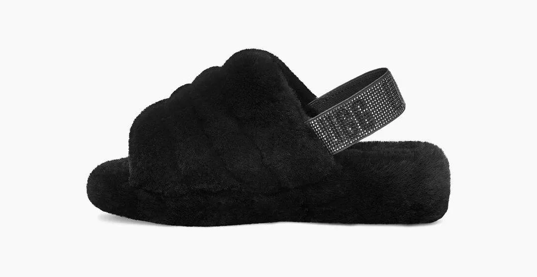 Ugg - Women's Fluff Yeah Slide - Triple Black