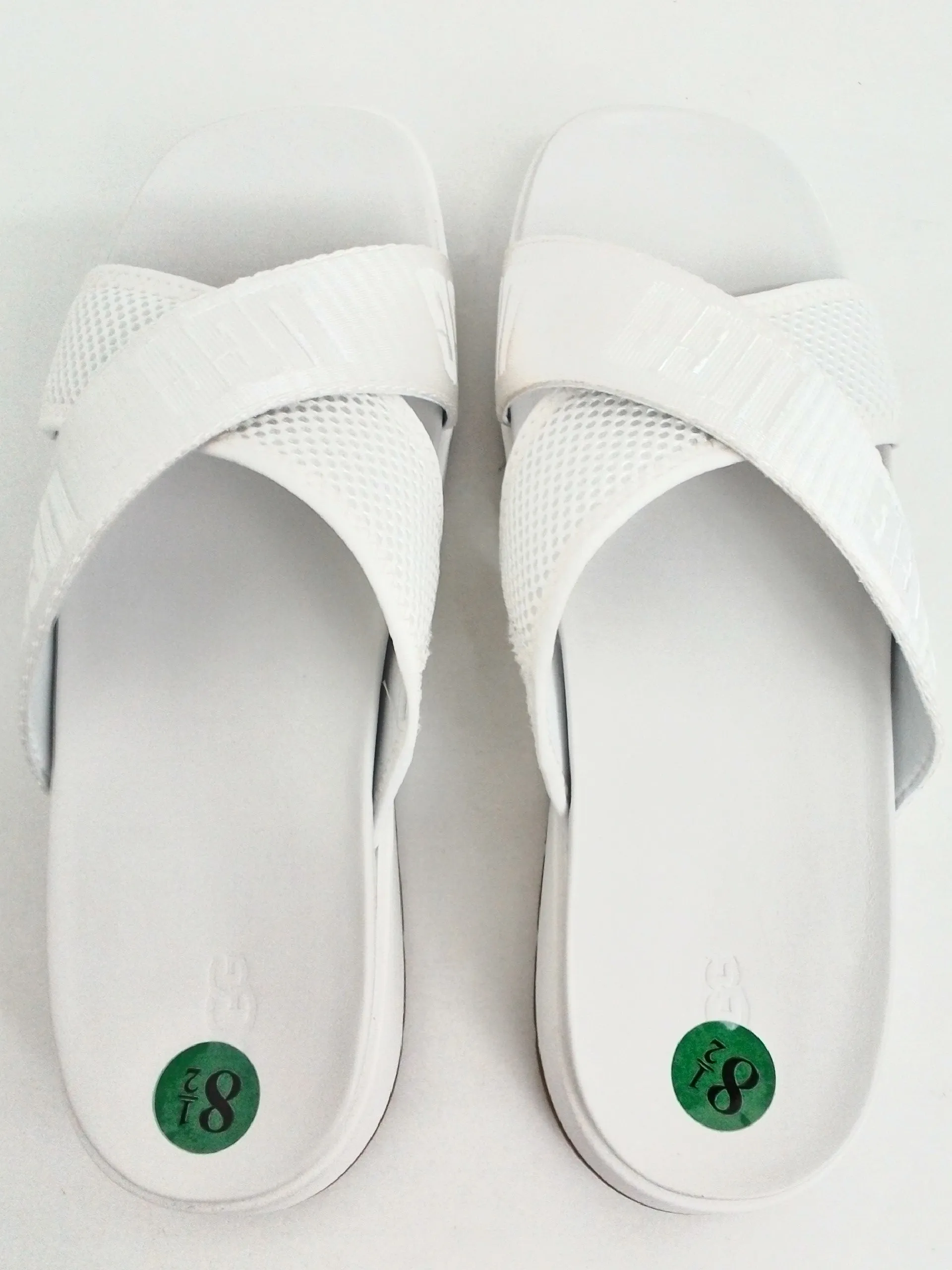 UGG Women's White Sandals Size 8.5