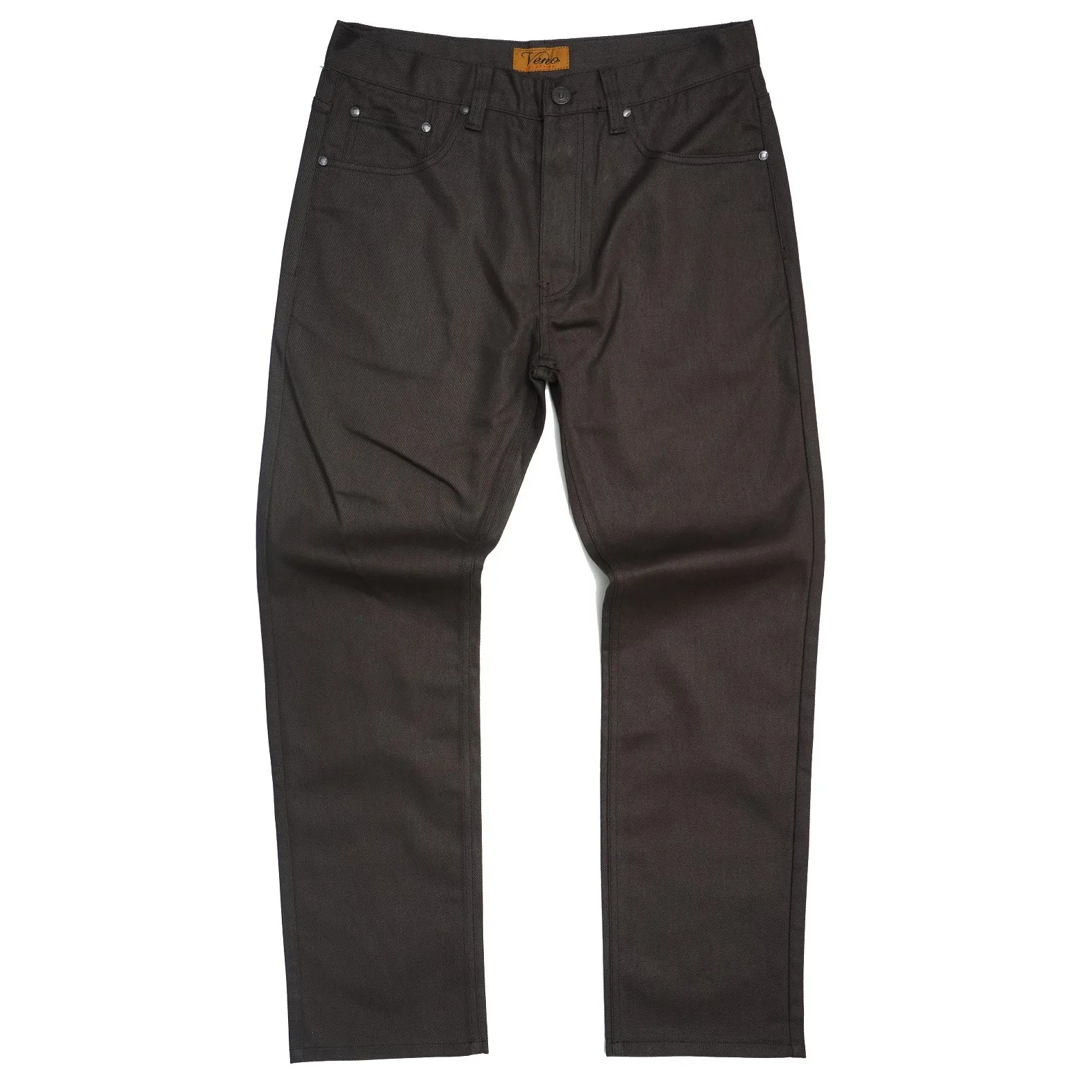 V1761 Veno Twill Denim Jeans - Deep Brown