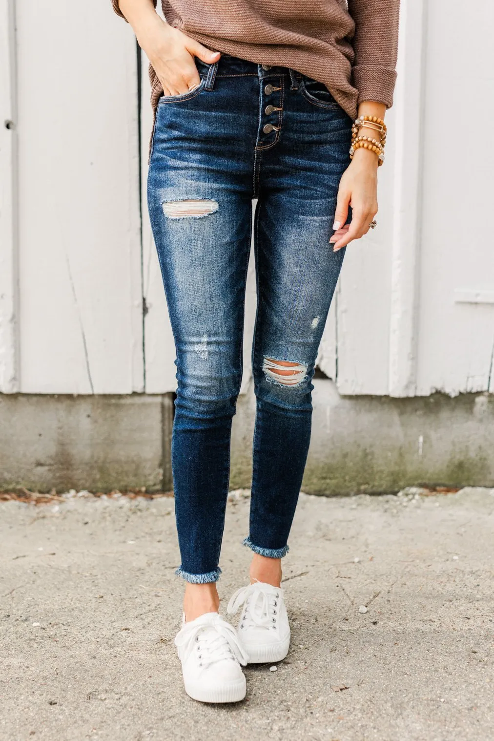 Vervet High-Rise Skinny Jeans- Ruth Wash