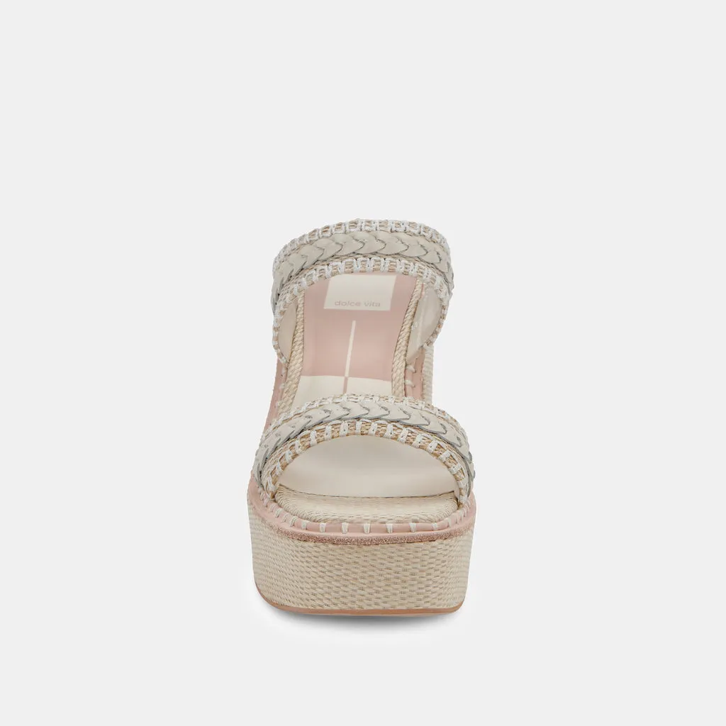 WHIM Heels Oatmeal Raffia | Recycled Raffia & Chunky Platform Heels– Dolce Vita 6895454847042