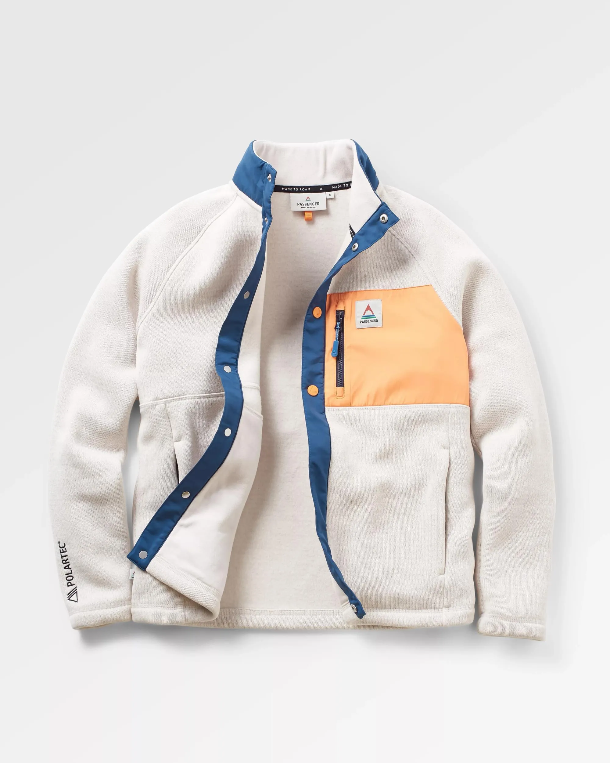 Women's Amber Recycled Polartec Fleece - Vintage White