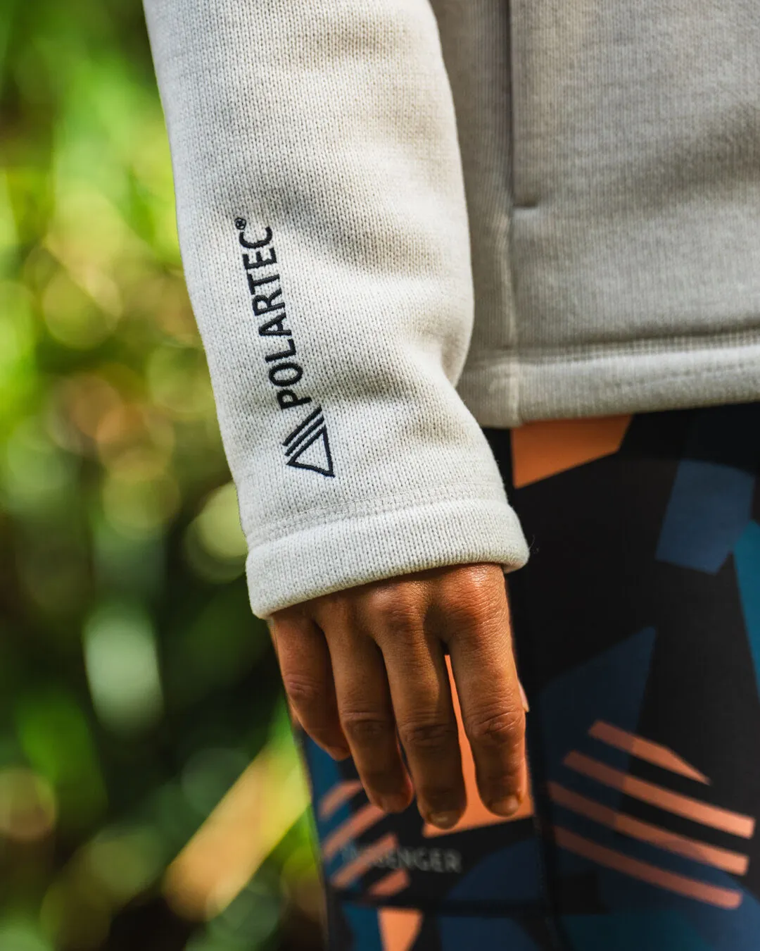 Women's Amber Recycled Polartec Fleece - Vintage White