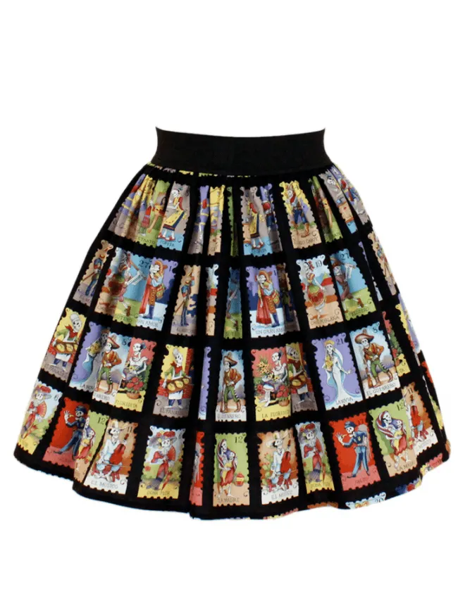 Women's Cartas Marcadas Pleated Skirt