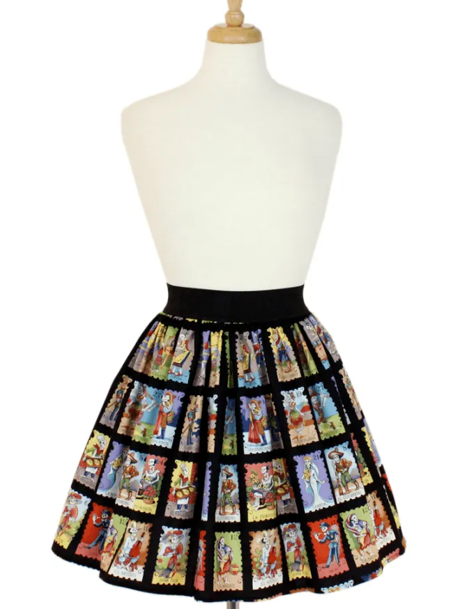 Women's Cartas Marcadas Pleated Skirt