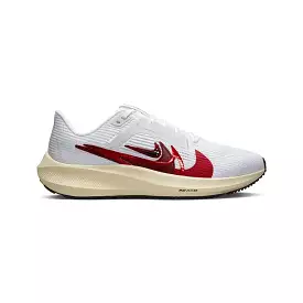 Women's Nike Pegasus 40 Premium, White/Multi-Color/Photon Dust, 9.5 B Medium