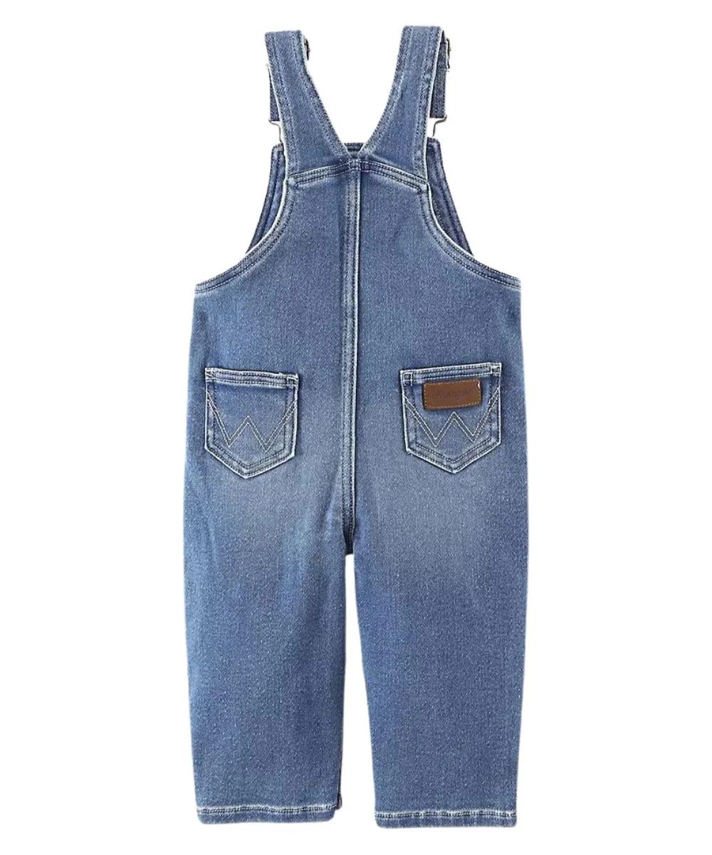 Wrangler Baby Girls' Denim Overalls