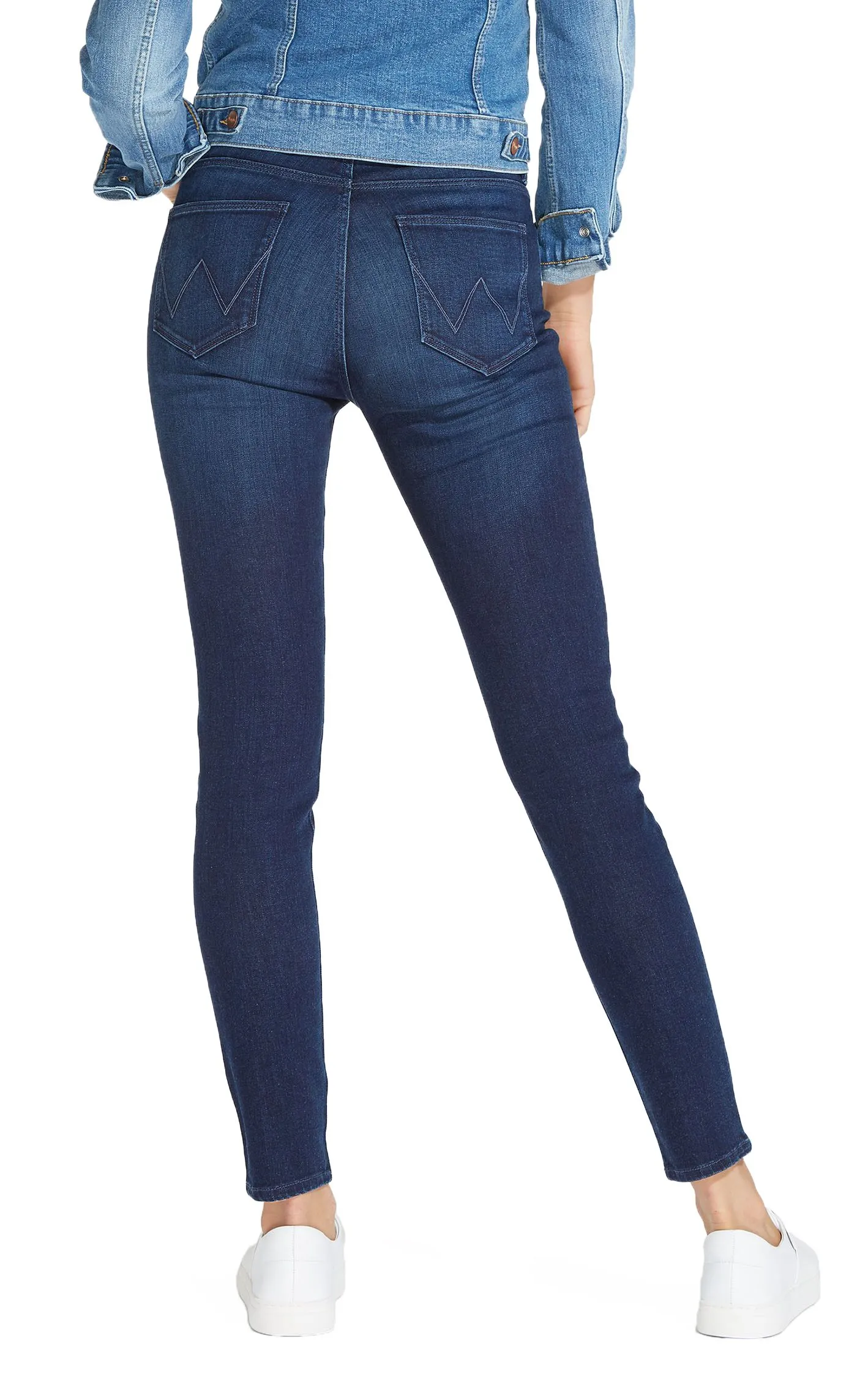 Wrangler High Skinny Stretch Jeans Subtle Blue