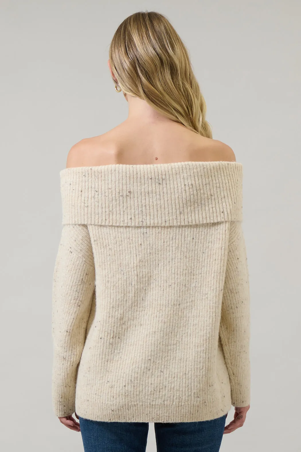 Yadira Off the Shoulder Sweater