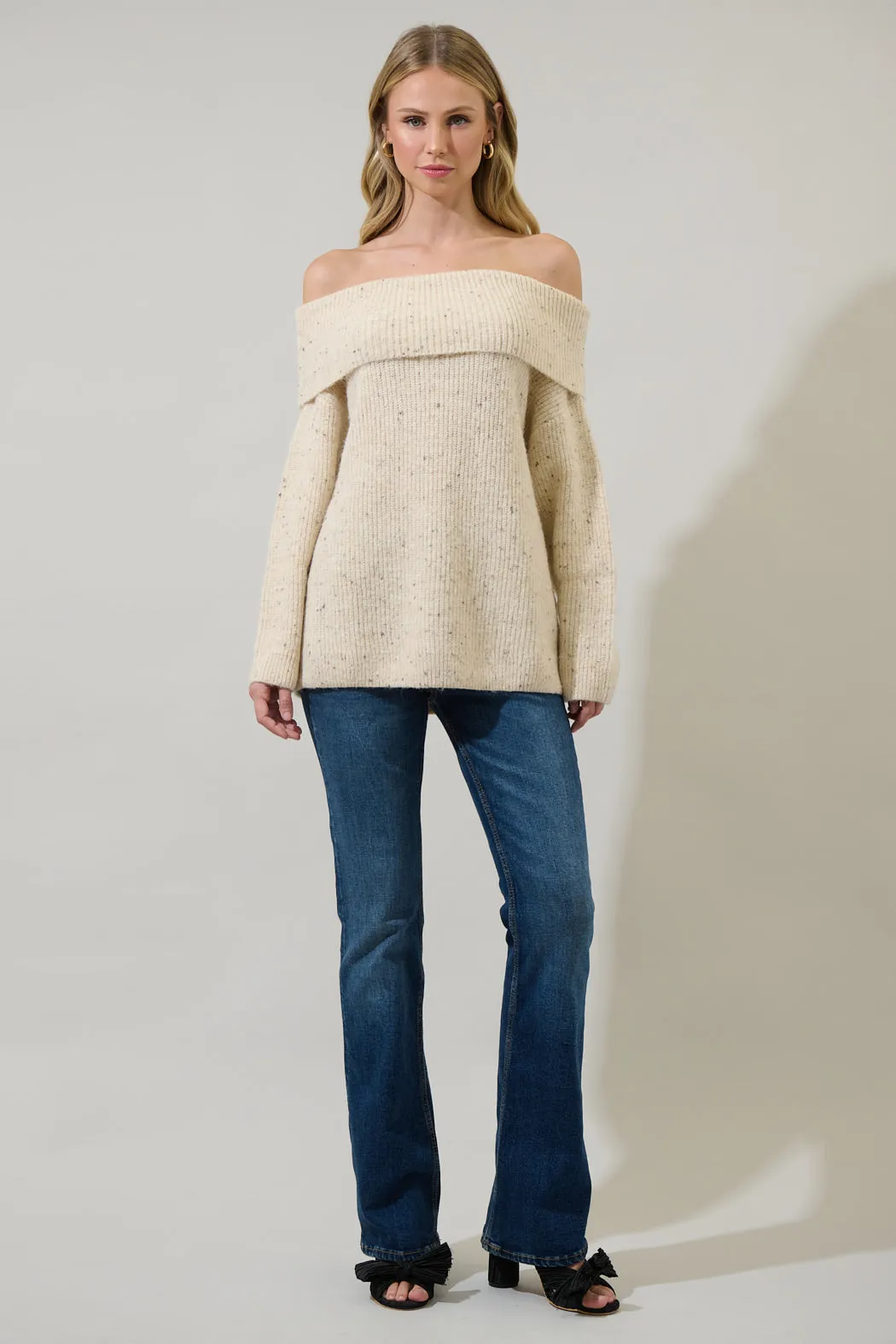 Yadira Off the Shoulder Sweater