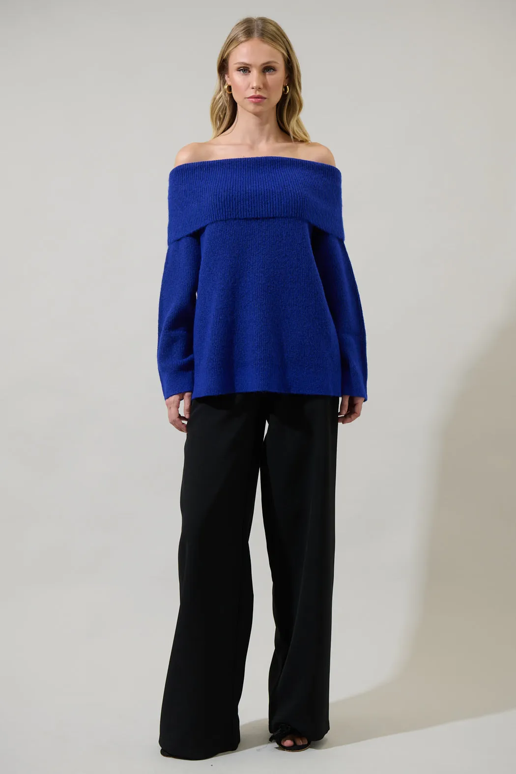 Yadira Off the Shoulder Sweater