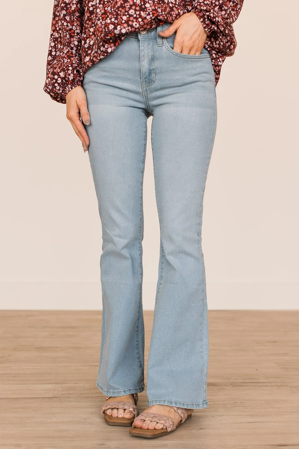 YMI High-Rise Flare Jeans- Miriam Wash