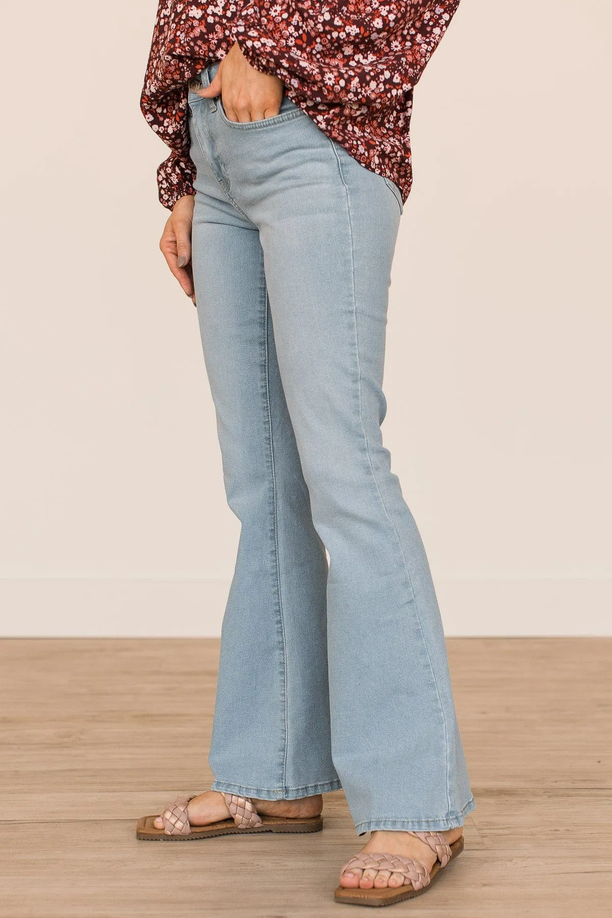 YMI High-Rise Flare Jeans- Miriam Wash