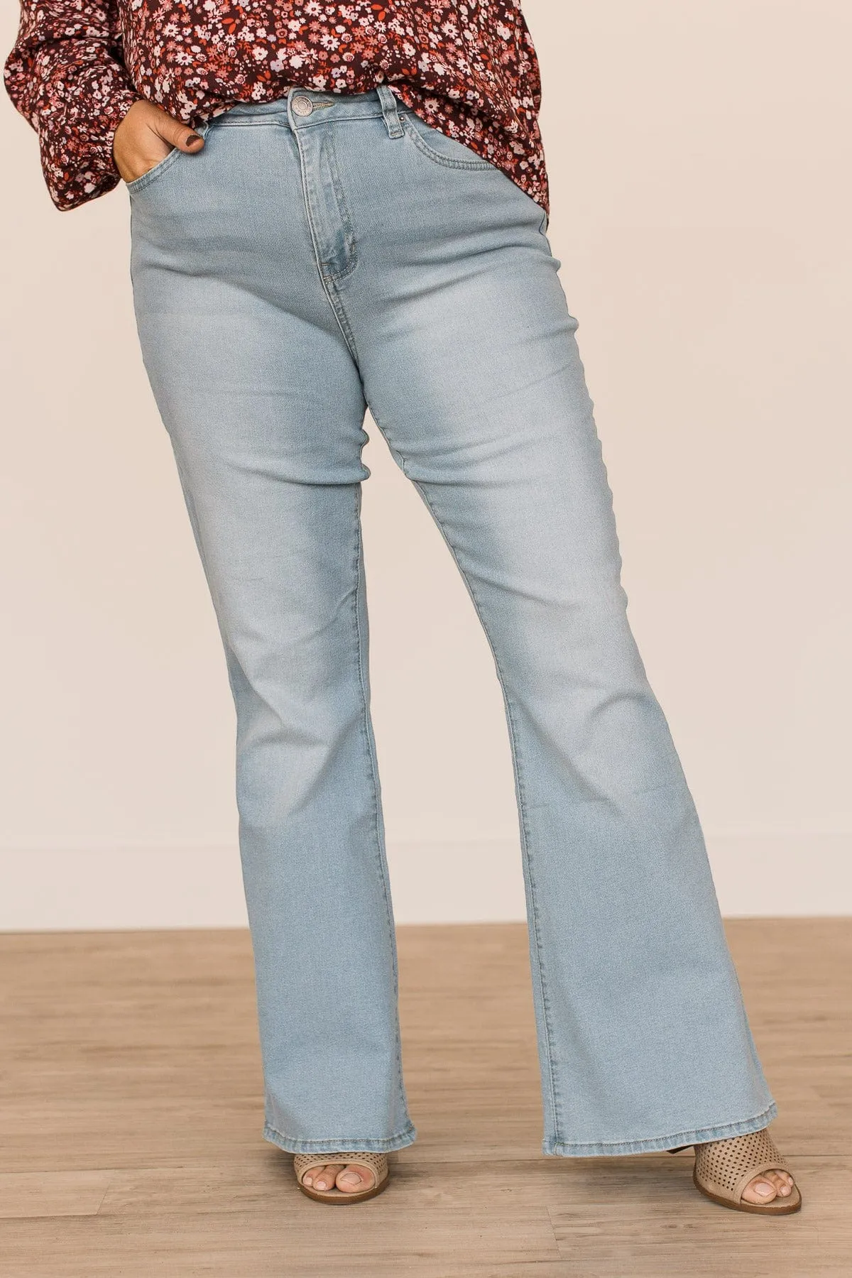 YMI High-Rise Flare Jeans- Miriam Wash