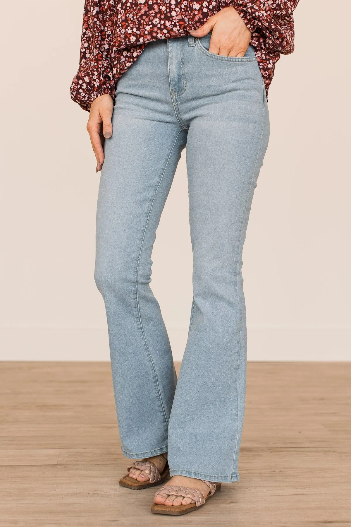 YMI High-Rise Flare Jeans- Miriam Wash