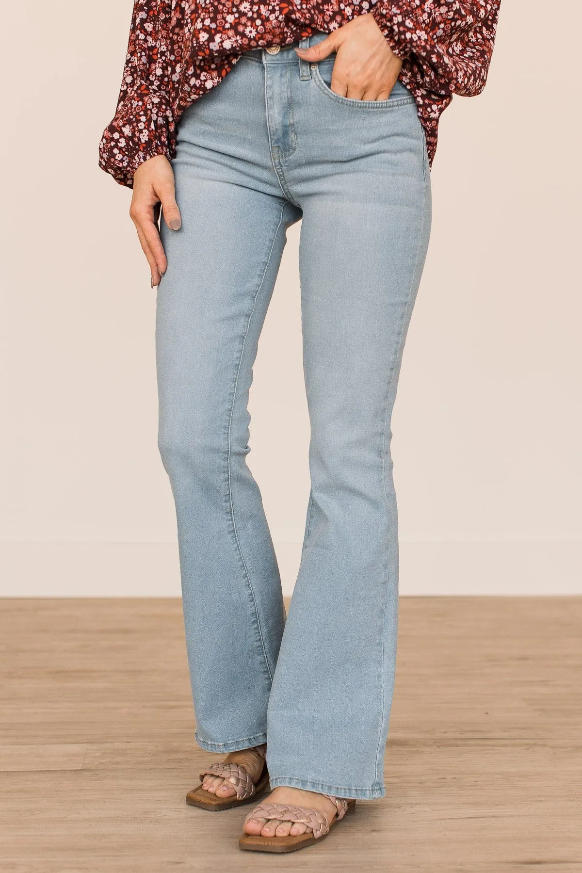 YMI High-Rise Flare Jeans- Miriam Wash